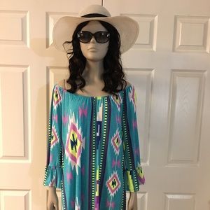 Printed dress size M